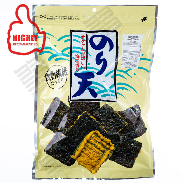OHASHI CHINMIDO Noriten Seaweed Tempura Snack (140g) 大橋珍味堂 のり(天甘味料抜き)