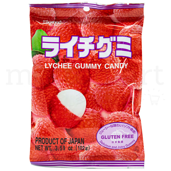 KASUGAI Gummy Lychee 102g