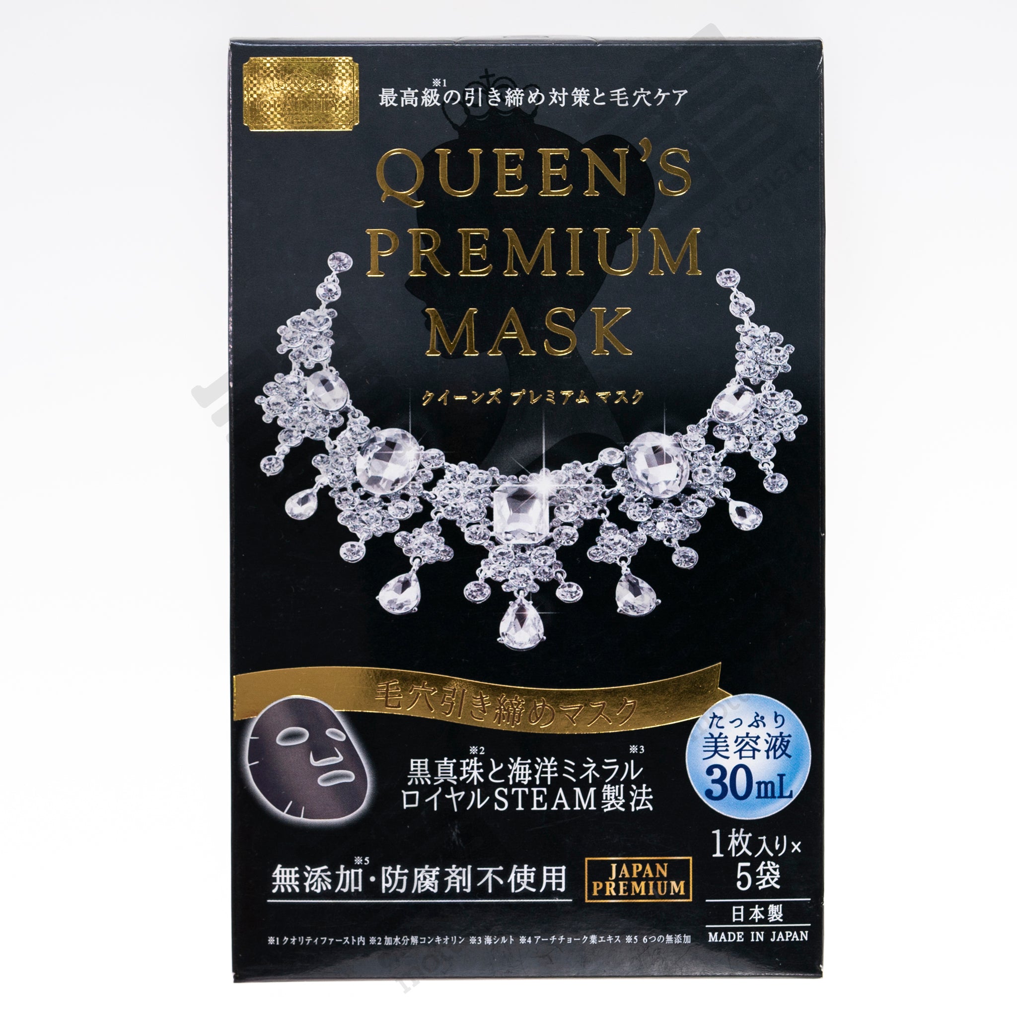 QUALITY FIRST Queen's Premium Mask - Pore Tightening (5 sheets) 毛穴引き締め –  Mottomart