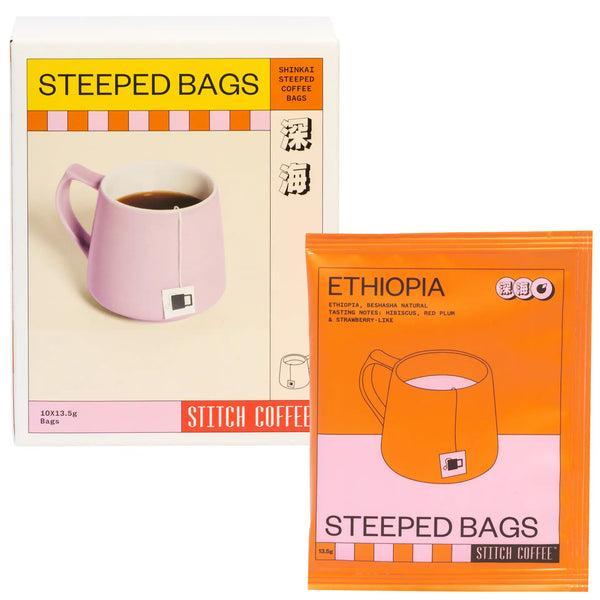 STITCH COFFEE - SHINKAI ETHIOPIA STEEPED COFFEE BAGS