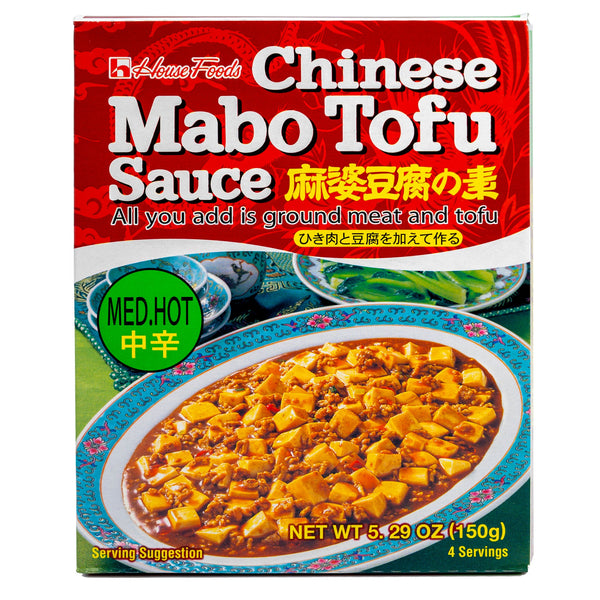 BBD: 25.02.2024 HOUSE Mabo Tofu Sauce - Medium Hot 4 servings (150g)