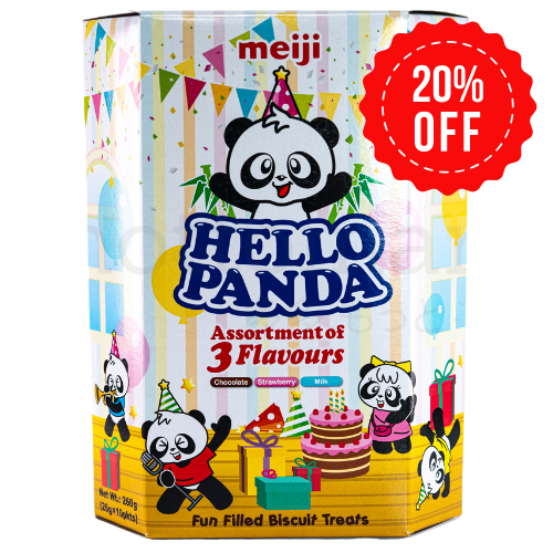 Short Best Before Date: 14/12/2024 Hello Panda L Assorted 3 Flavours 260g (26g x 10 packets)