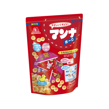 BBD: 30.04.2024 MORINAGA Manna Bolo biscuit for baby 34g From 7 months old