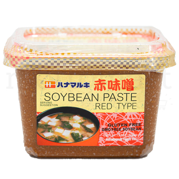 HANAMARUKI Aka Miso - Red Soy Bean Paste 500g