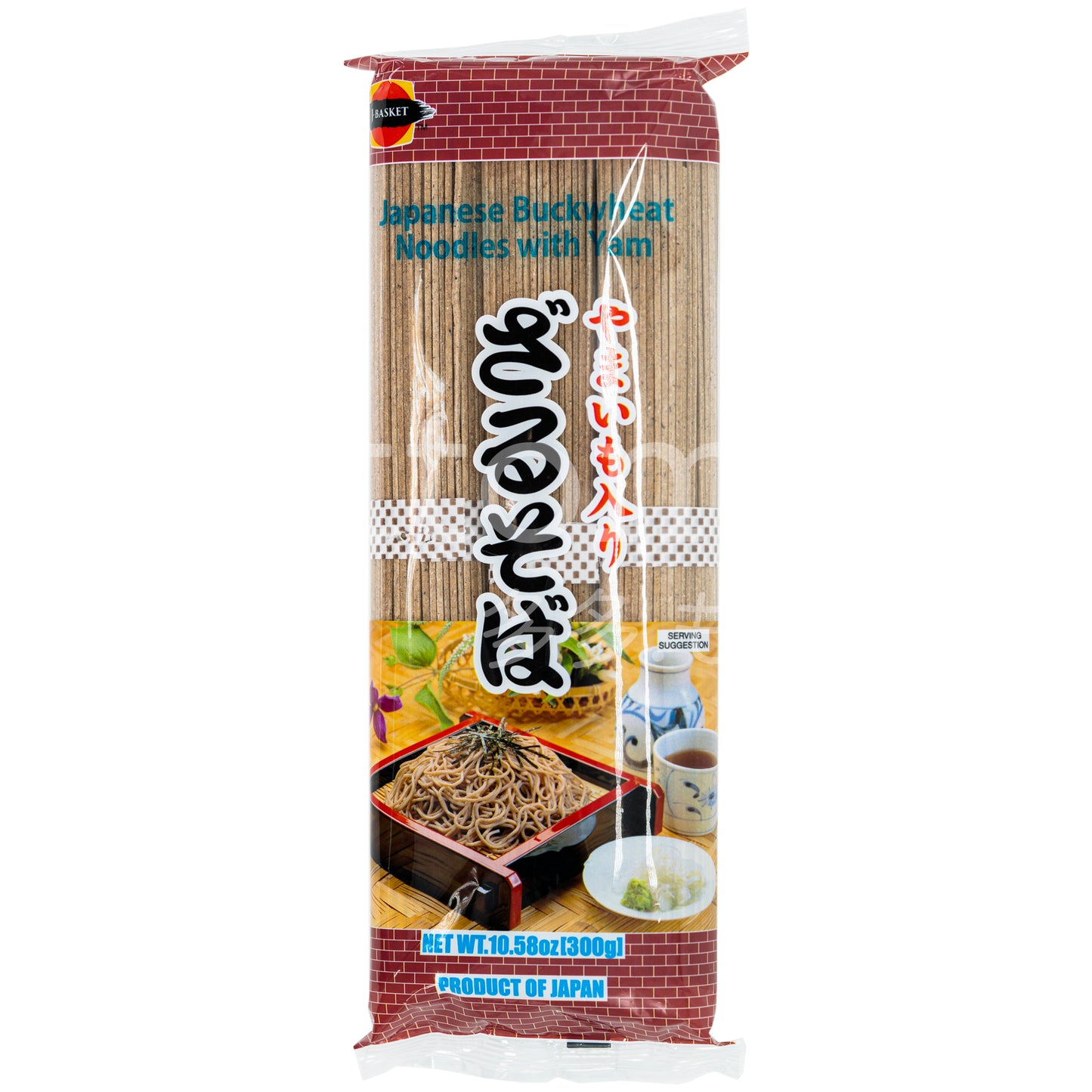 J-BASKET Yamaimo Zarusoba 300g ( Buckwheat Soba containing withYam)