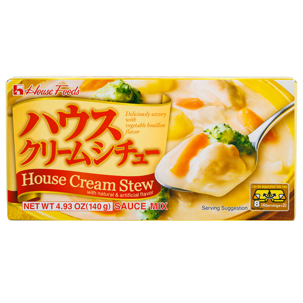 HOUSE Cream Stew Sauce Mix Vegetable Bouillon Flavour - 8 servings (140g)