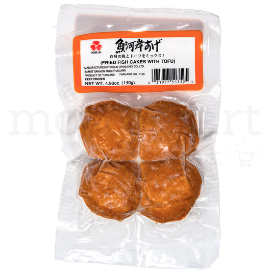 KIBUN Uogashi Age - Frozen Fish Cake 4pcs / 140g