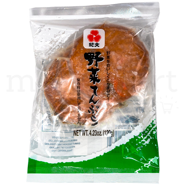 KIBUN Yasai Tempura - Frozen Fish Cake 3pc / 120g