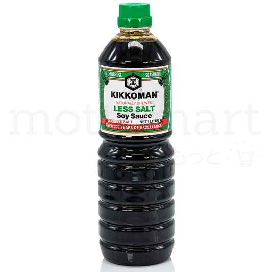 KIKKOMAN Less Salt Shoyu - Soy Sauce 1L