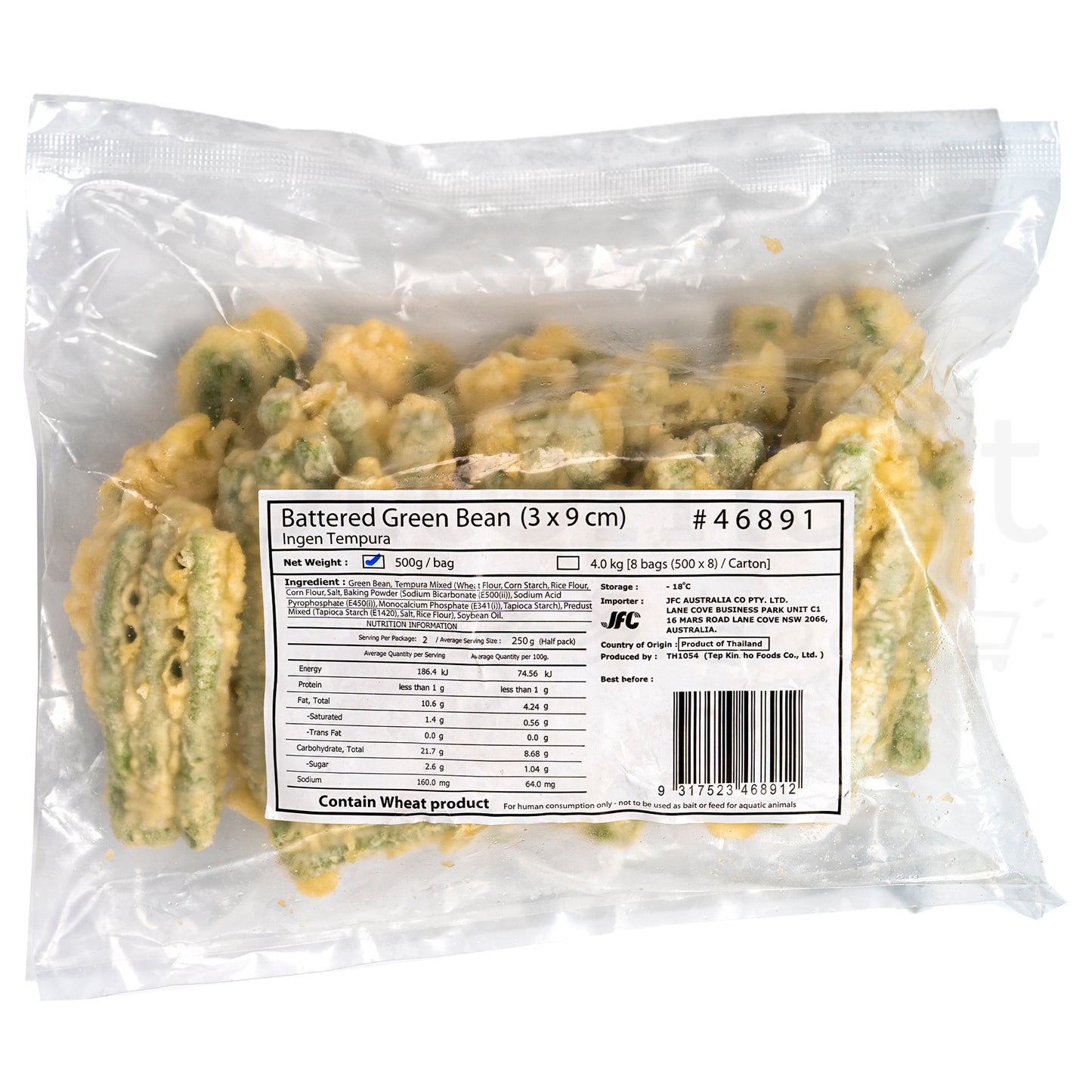 TEP Ingen Tempura - Frozen Green Bean Tempura 500g