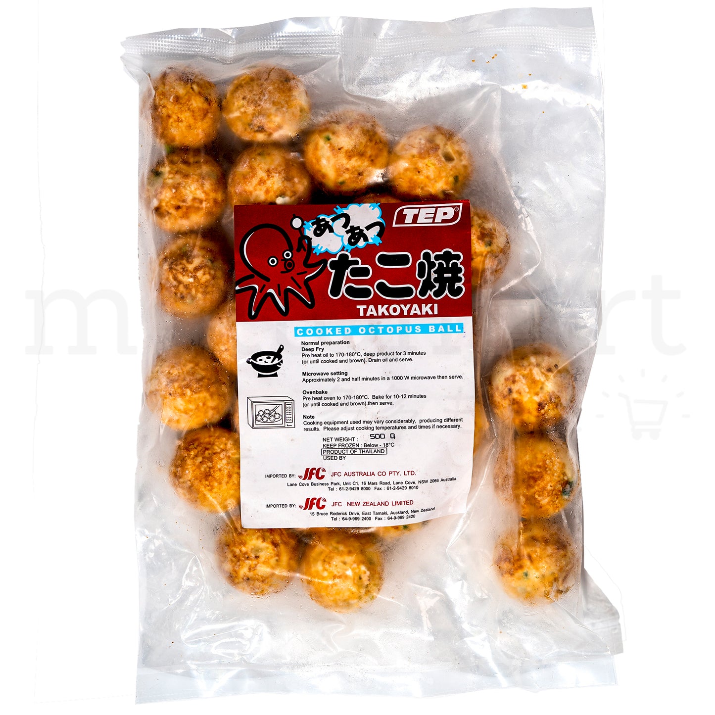 TEP Takoyaki - Frozen Octopus Ball 25pc (500g)