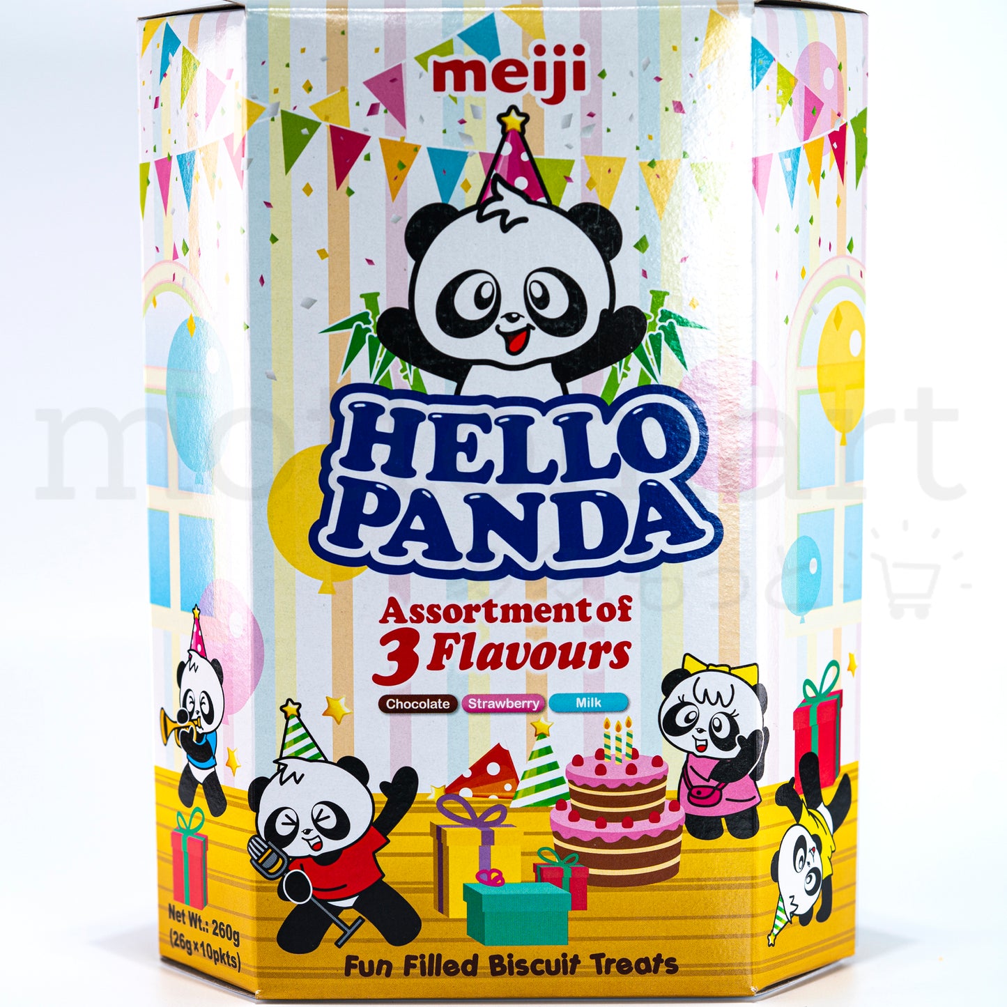 Hello Panda L Assorted 3 Flavours 260g (26g x 10 packets)