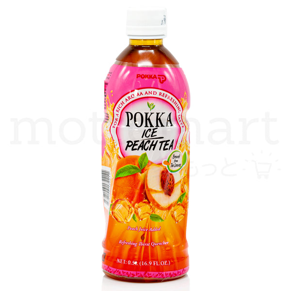 POKKA Ice Peach Tea 500ml x 24 Bottles