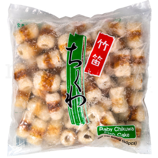 KIBUN Baby Chikuwa - Frozen Chikuwa Fish Cake 50pc (500g)