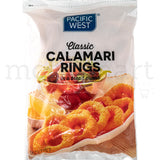 PACIFIC WEST Ika Rings - Frozen Calamari Ring ~45pc / 1kg