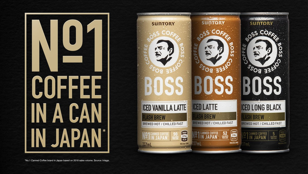 SUNTORY BOSS Coffee - Iced Long Black (237ml) 12CANs