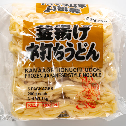 TAKARA Kamaage Honuchi Udon - Frozen Udon 5pc x 200g (1kg)