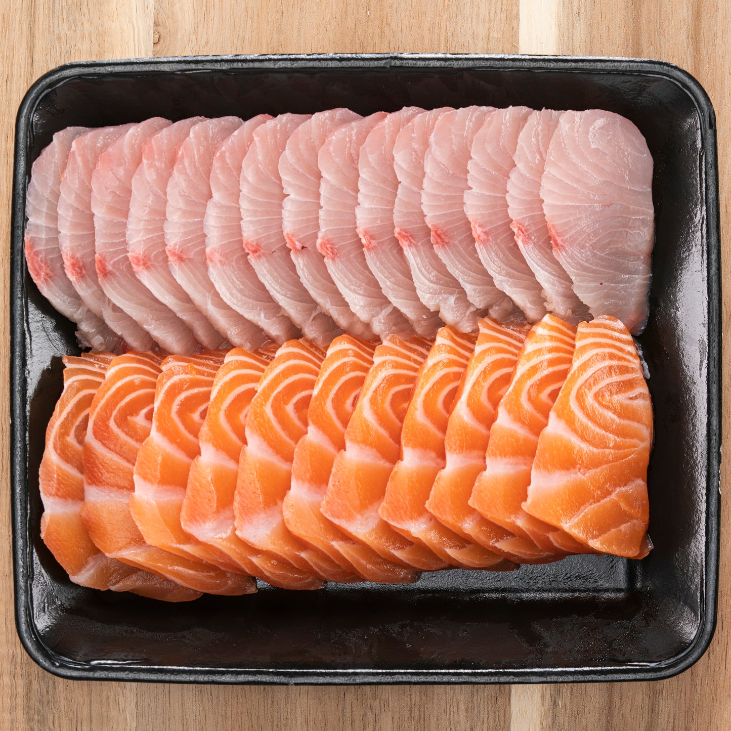 2 x SASHIMI COMBINATION - KING FISH & SALMON (500G) (1kg in total)