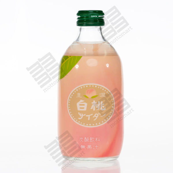 TOMOMASU INRYO Hojun Hakuto Cider - Peach (300mlX24) 豊潤 白桃サイダー
