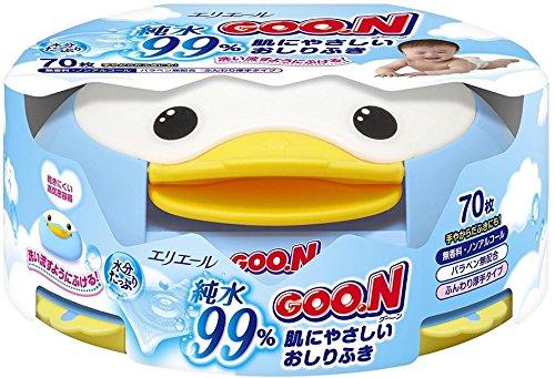 GOON Baby Wipes Oshirifuki Hontai (70p)