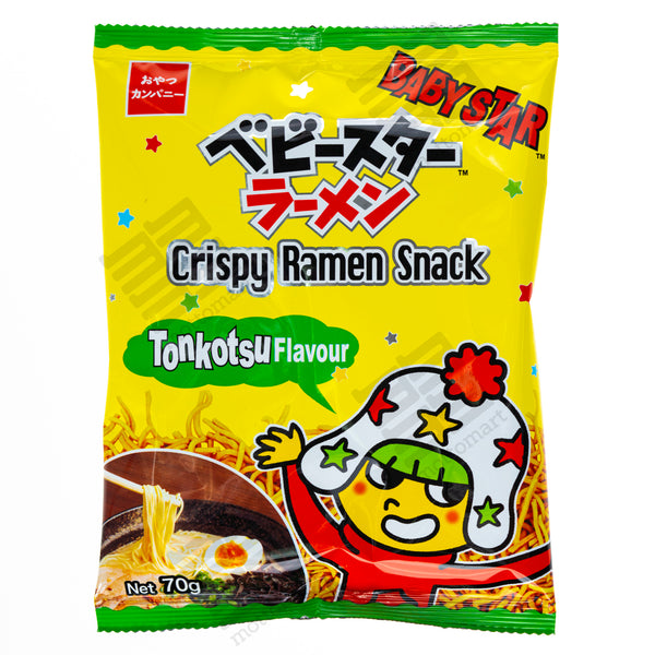 BABYSTAR Crispy Ramen Snack - Tonkotsu Flavour (70g)