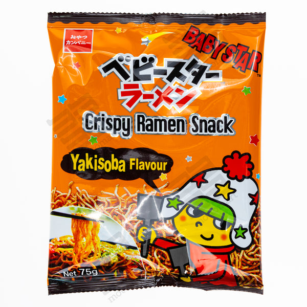 BABYSTAR Crispy Ramen Snack - Yakisoba Flavour (75g)