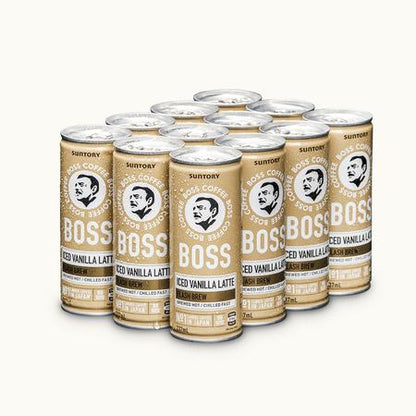 SUNTORY BOSS Coffee - Iced Vanilla Latte (237ml) 12CANs